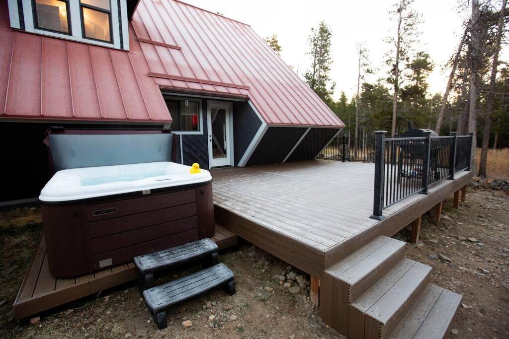 Little Gem Lodge Unique Mtn A-Frame W Hot Tub Black Hawk Esterno foto